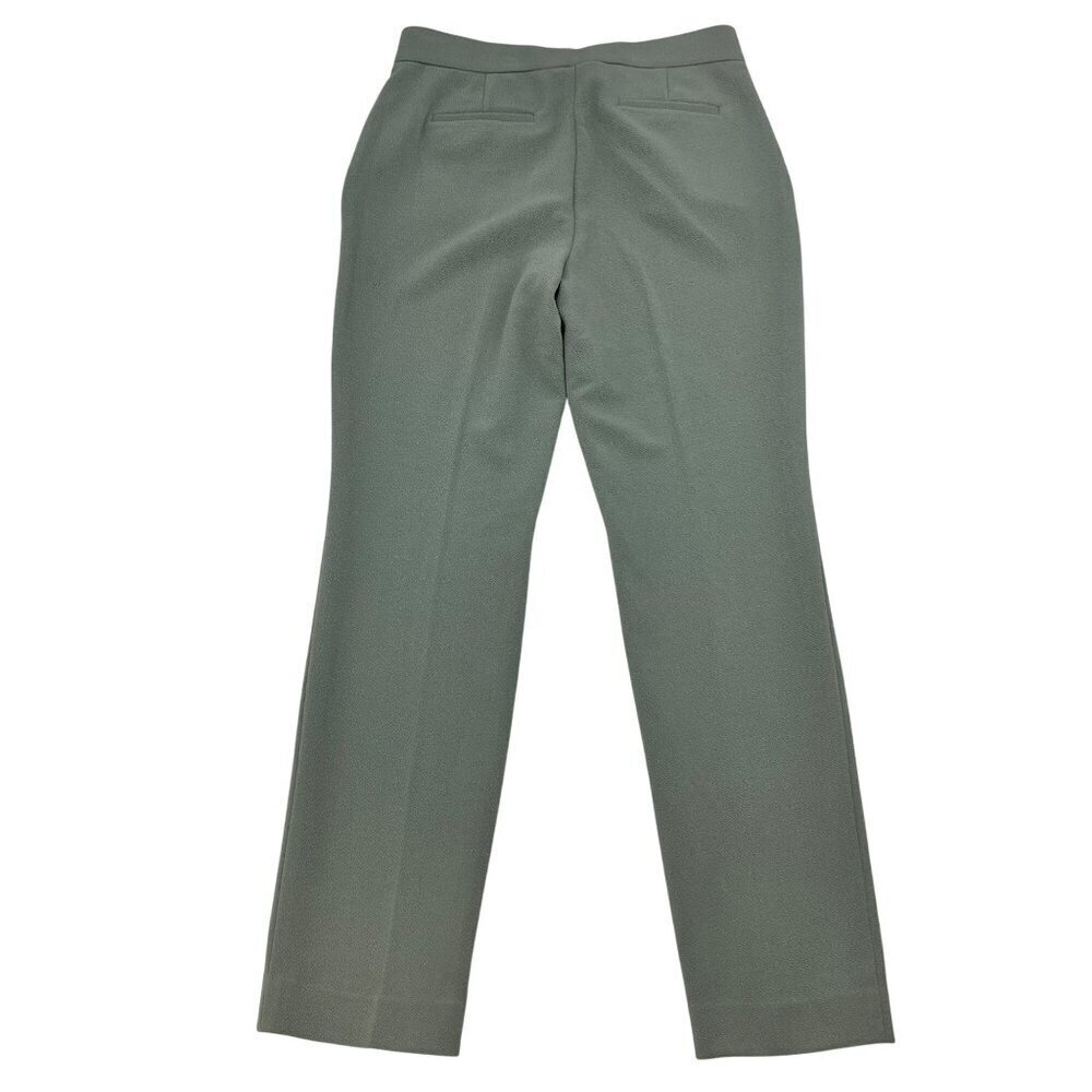 Kasper Women’s Textured Dress Pants High Rise Sea Stone Size Medium New - Picture 6 of 10